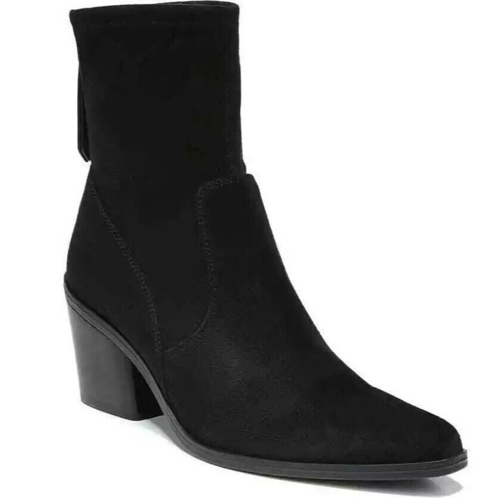 Naturalizer Black Suede Ankle Boots